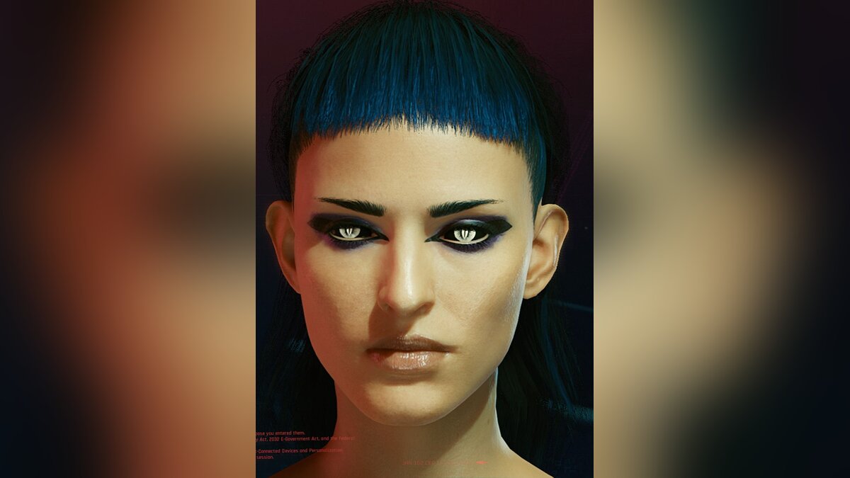 Cyberpunk 2077 — Готический макияж / Лица и Прически / Персонажи и игроки