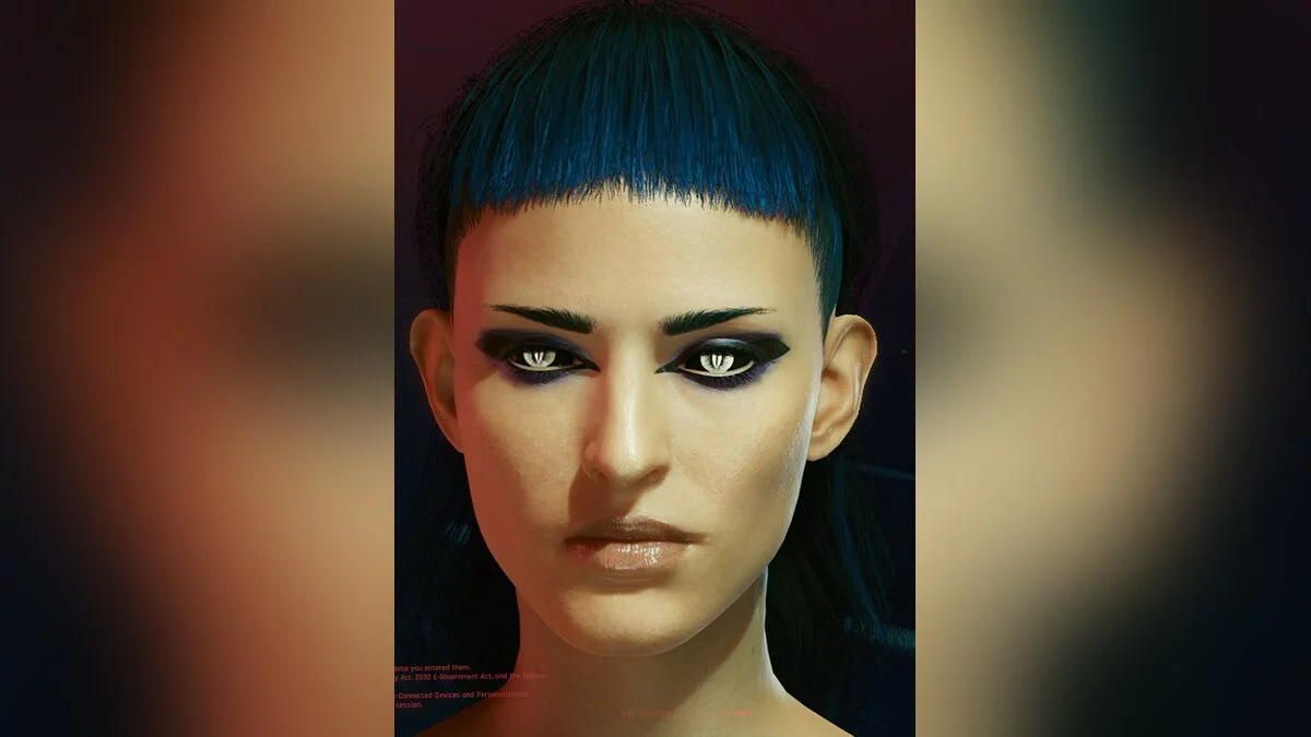 Cyberpunk 2077 — Готический макияж