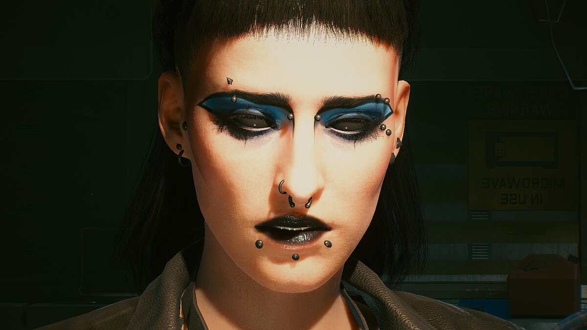 Cyberpunk 2077 — Готический макияж
