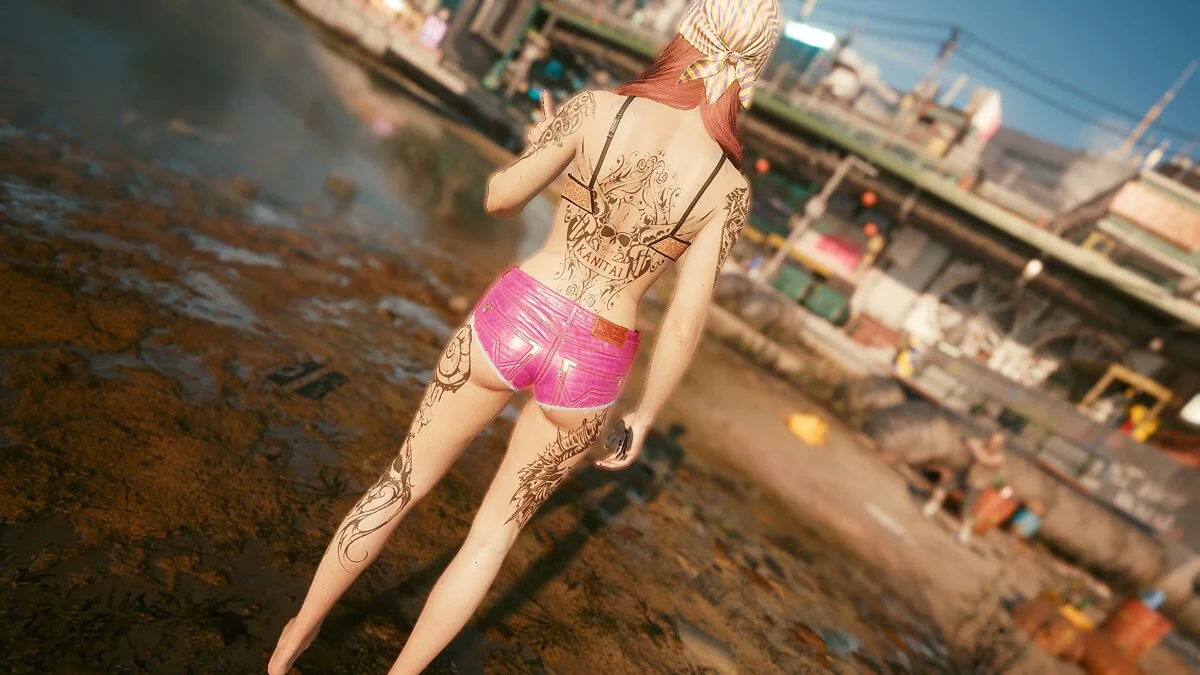 Cyberpunk 2077 — Крутая татуировка