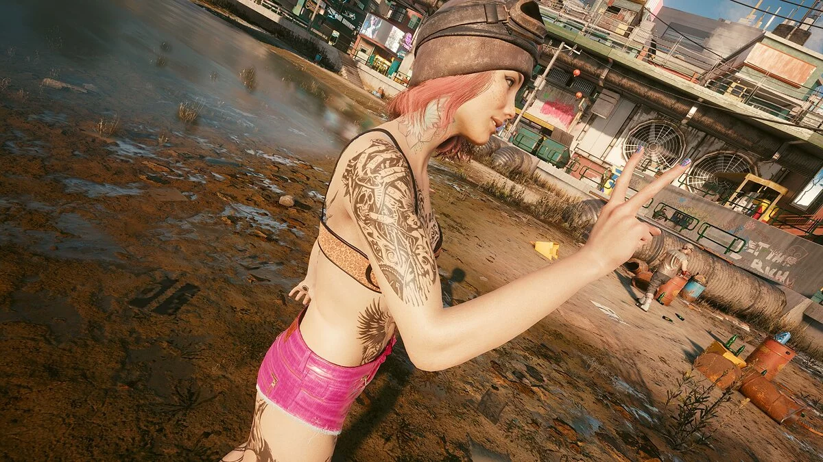 Cyberpunk 2077 — Крутая татуировка