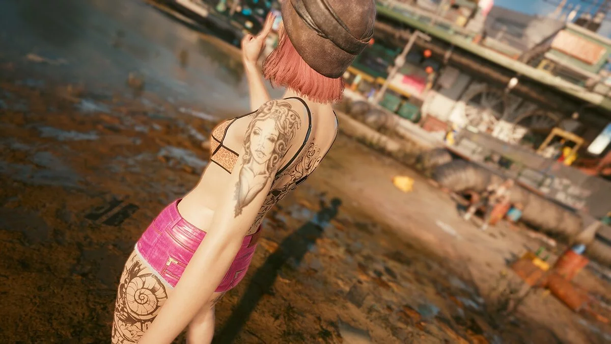 Cyberpunk 2077 — Крутая татуировка