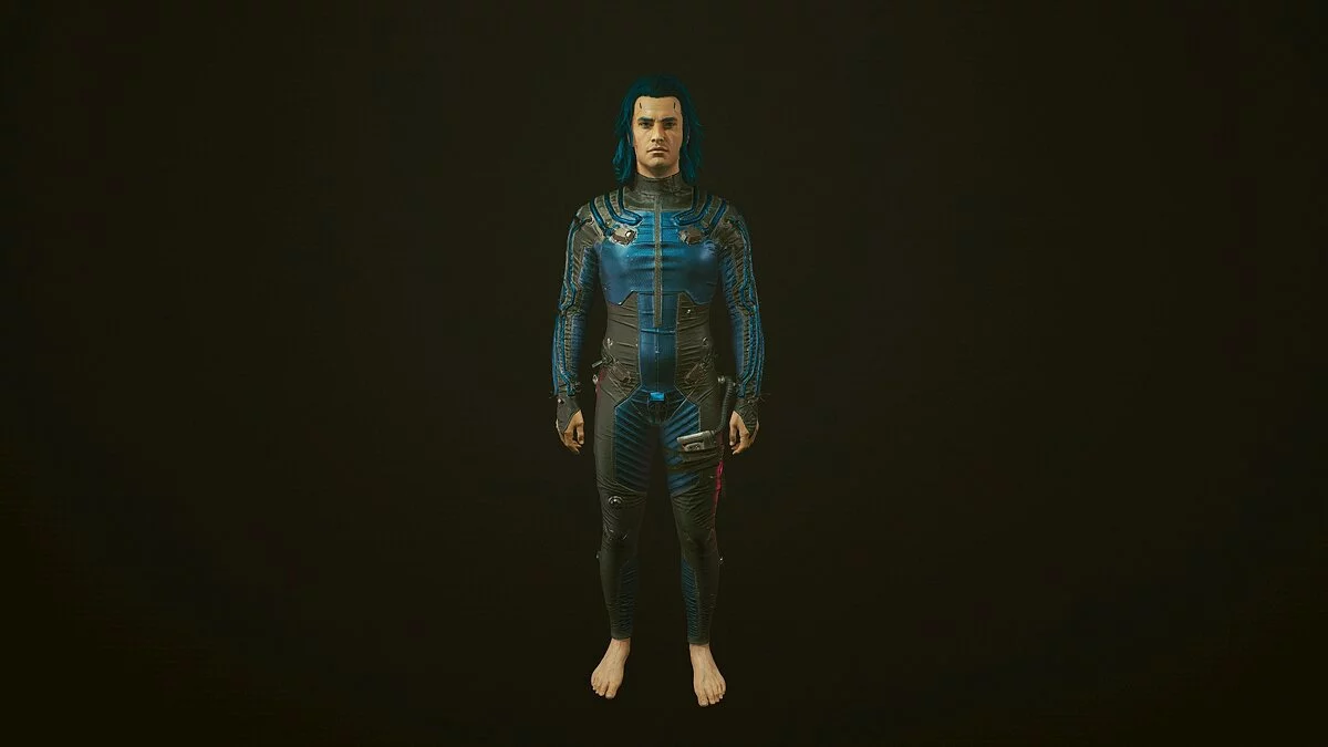 Cyberpunk 2077 — Разные цвета для костюма нетраннера