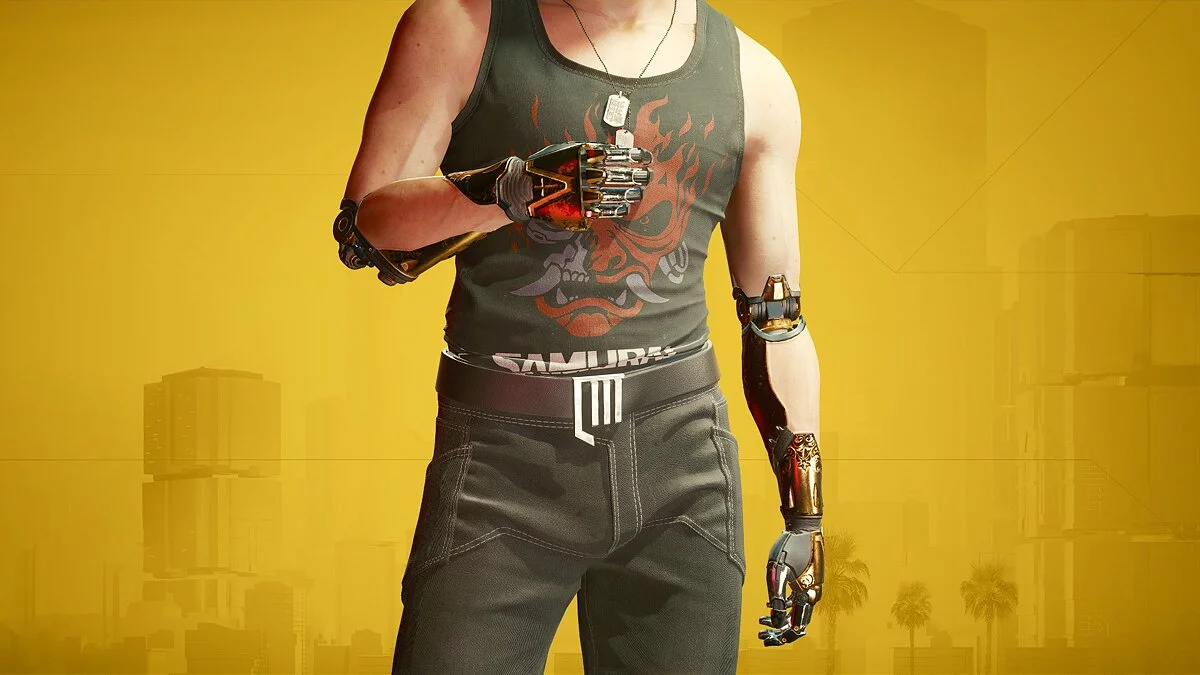 Cyberpunk 2077 — Золотые кибер-руки