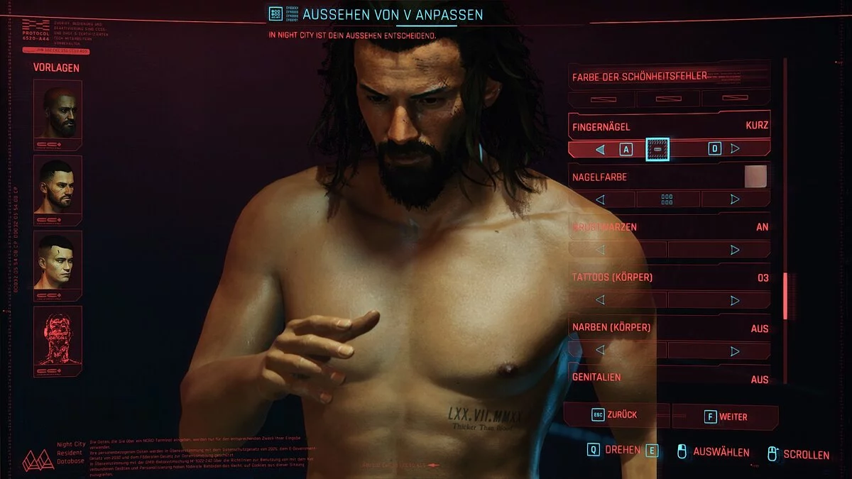 Cyberpunk 2077 — Удаление змеи из татуировки