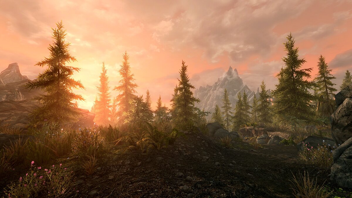 Elder Scrolls 5: Skyrim Special Edition — Динамическое объемное освещение и тени от солнца