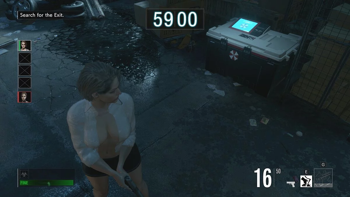 Resident Evil: Resistance — Джилл в сексуальной блузке