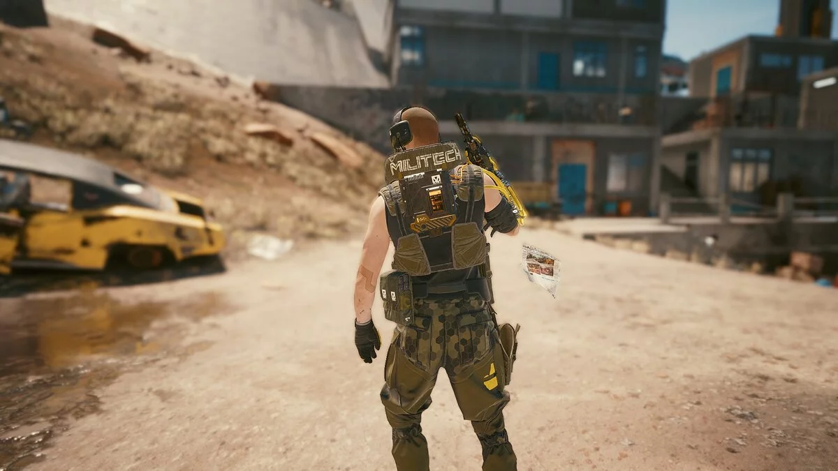 Cyberpunk 2077 — Рубашка и жилет «Милитех»