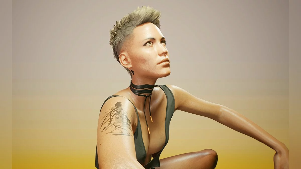 Cyberpunk 2077 — Женский ирокез