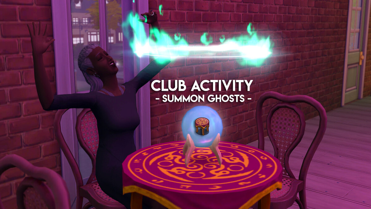 The Sims 4 — Клубная деятельность — призывать мертвых