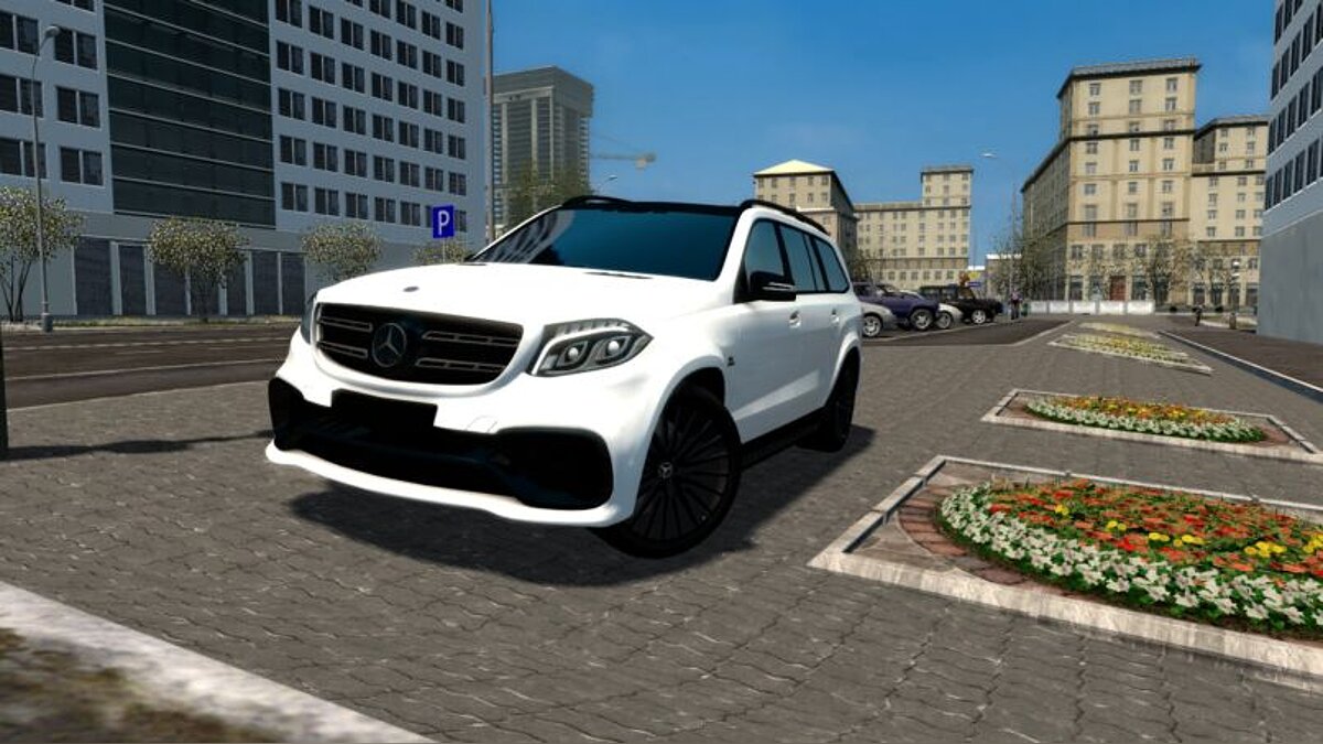City Car Driving — Mercedes-Benz GLS Black Edition