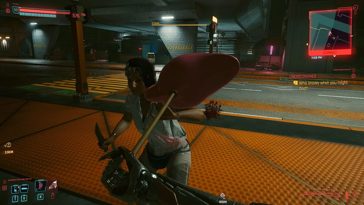 Cyberpunk 2077 — Оружие фламинго