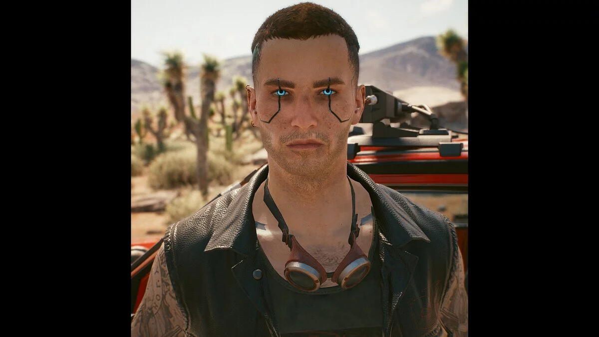 Cyberpunk 2077 — Улучшенная щетина на лице Ви
