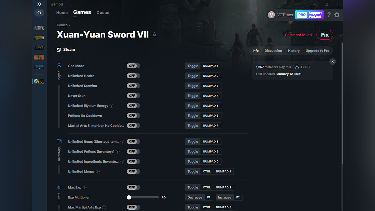 Xuan-Yuan Sword 7 — Трейнер (+18) от 12.02.2021 [WeMod]