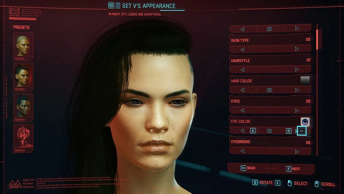 Cyberpunk 2077 — Фотореалистичные глаза