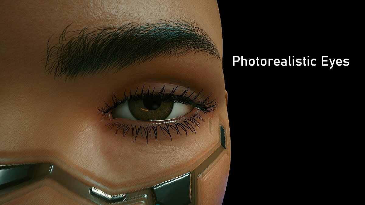 Cyberpunk 2077 — Фотореалистичные глаза
