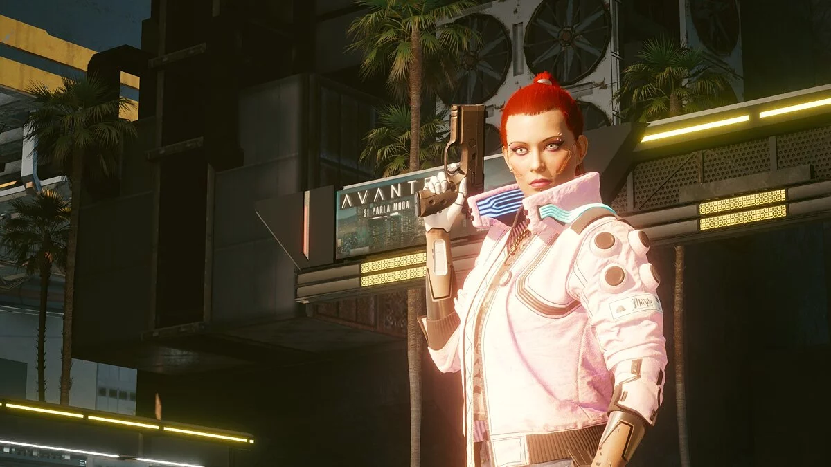 Cyberpunk 2077 — Куртка в стиле Мокс