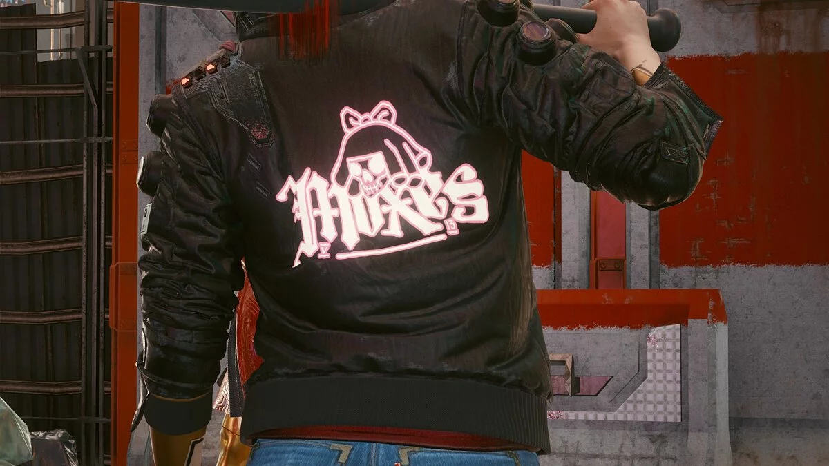 Cyberpunk 2077 — Куртка в стиле Мокс