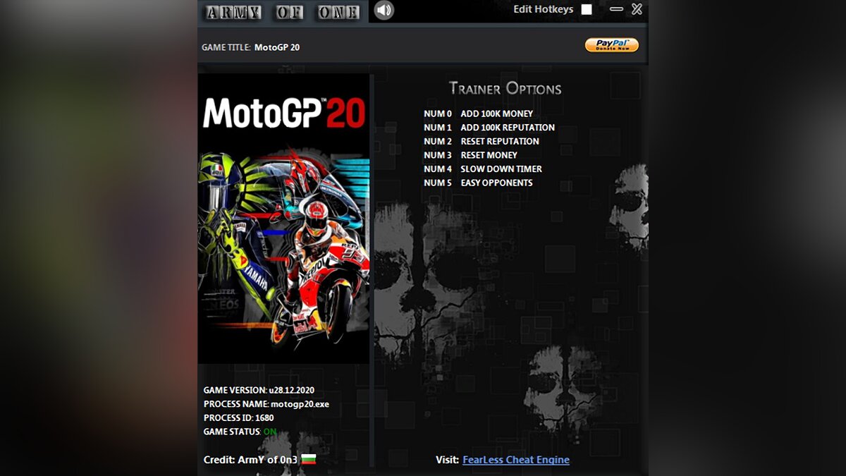 MotoGP 20 — Трейнер (+6) [u28.12.2020]