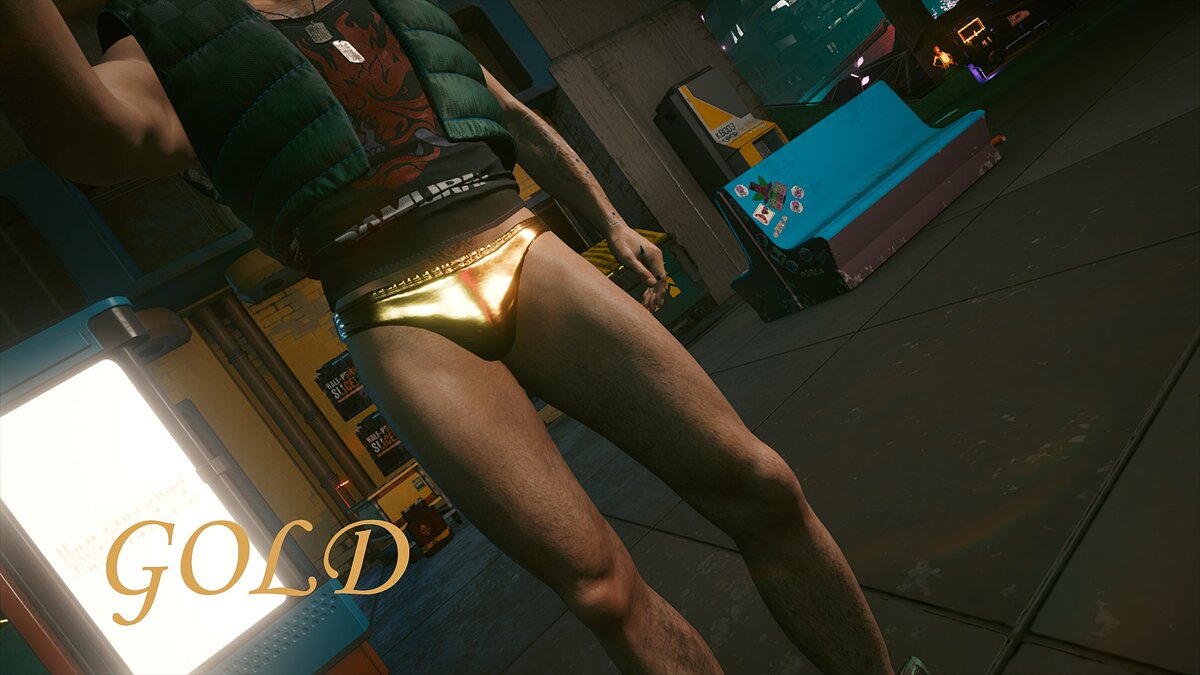 Cyberpunk 2077 — Сексуальные мужские трусы / Одежда / Предметы