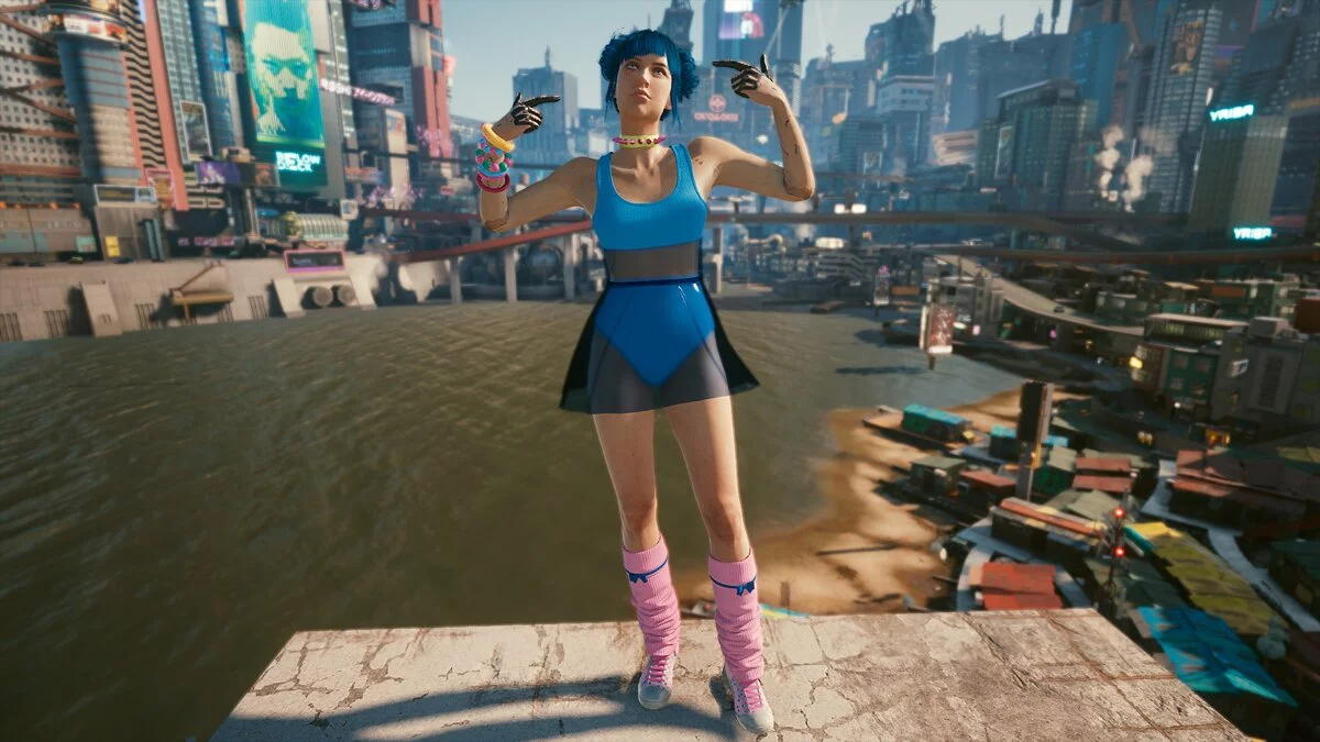 Cyberpunk 2077 — Персонаж «Голубая луна»