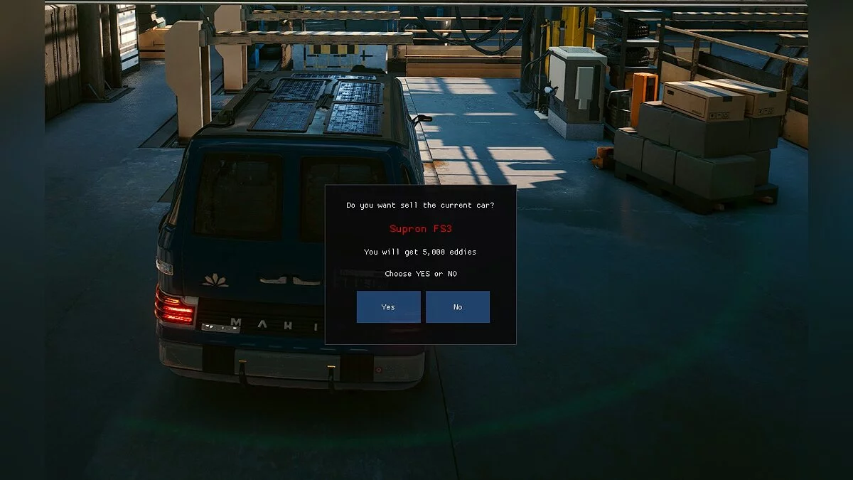 Cyberpunk 2077 — Продажа украденных машин