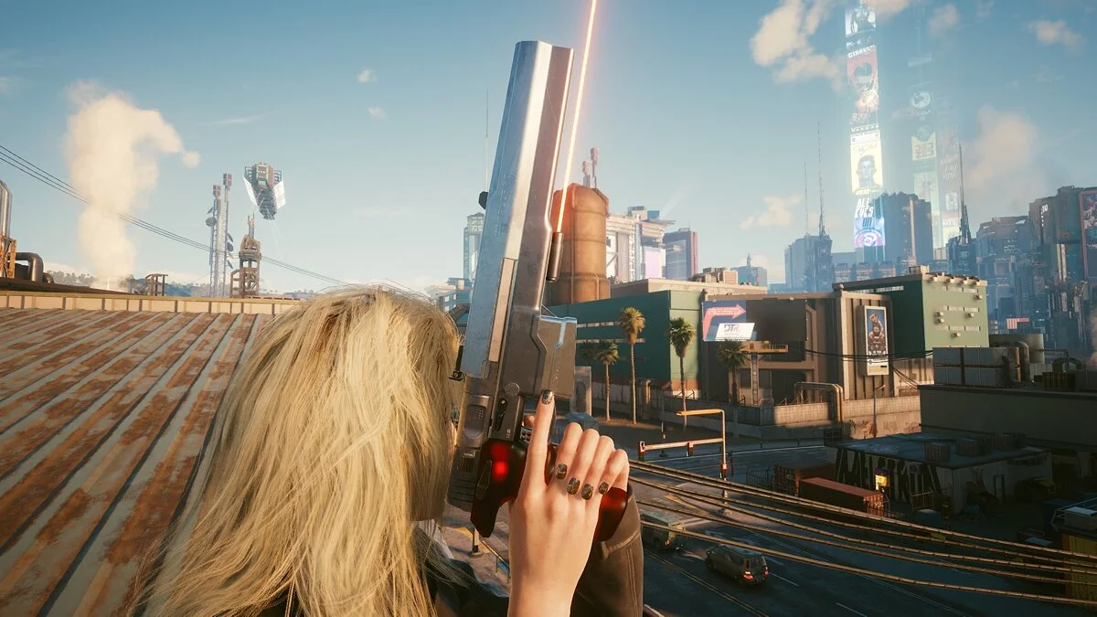 Cyberpunk 2077 — Улучшенный пистолет Malorian Arms 3516