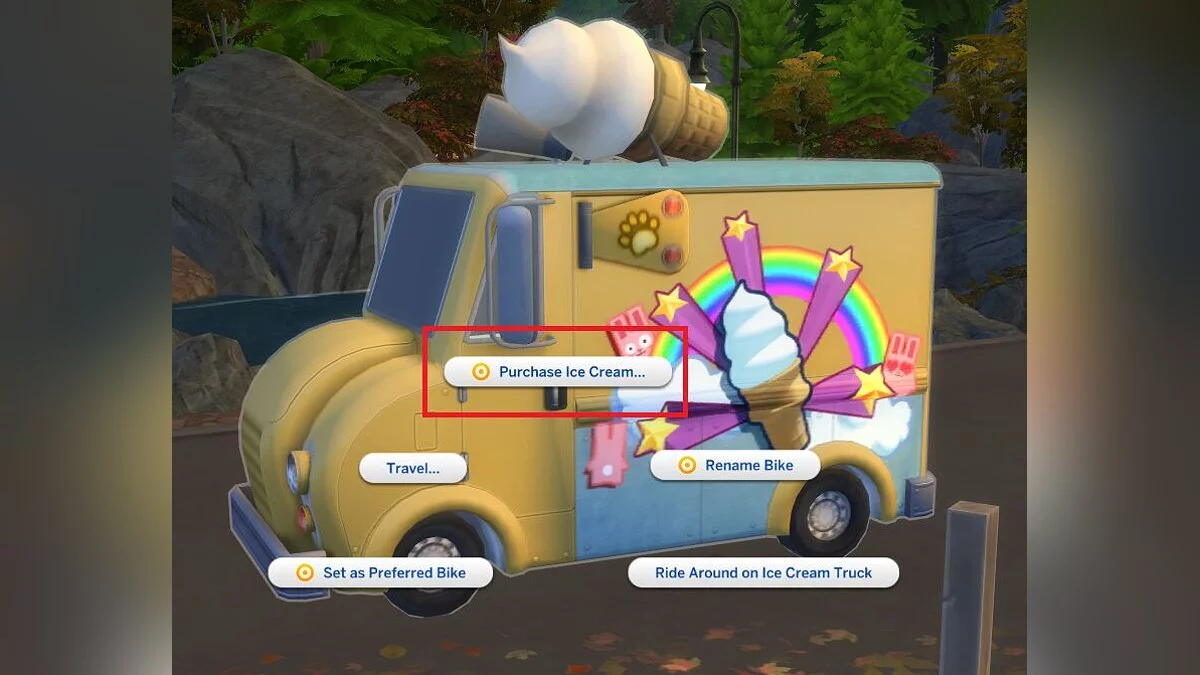 The Sims 4 — Функциональный грузовичок с мороженым