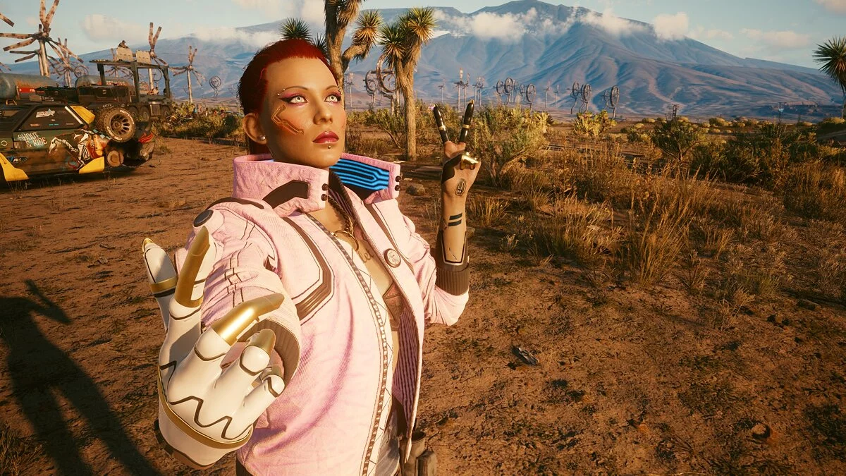 Cyberpunk 2077 — Кибернетическая рука Альт с золотыми пальцами