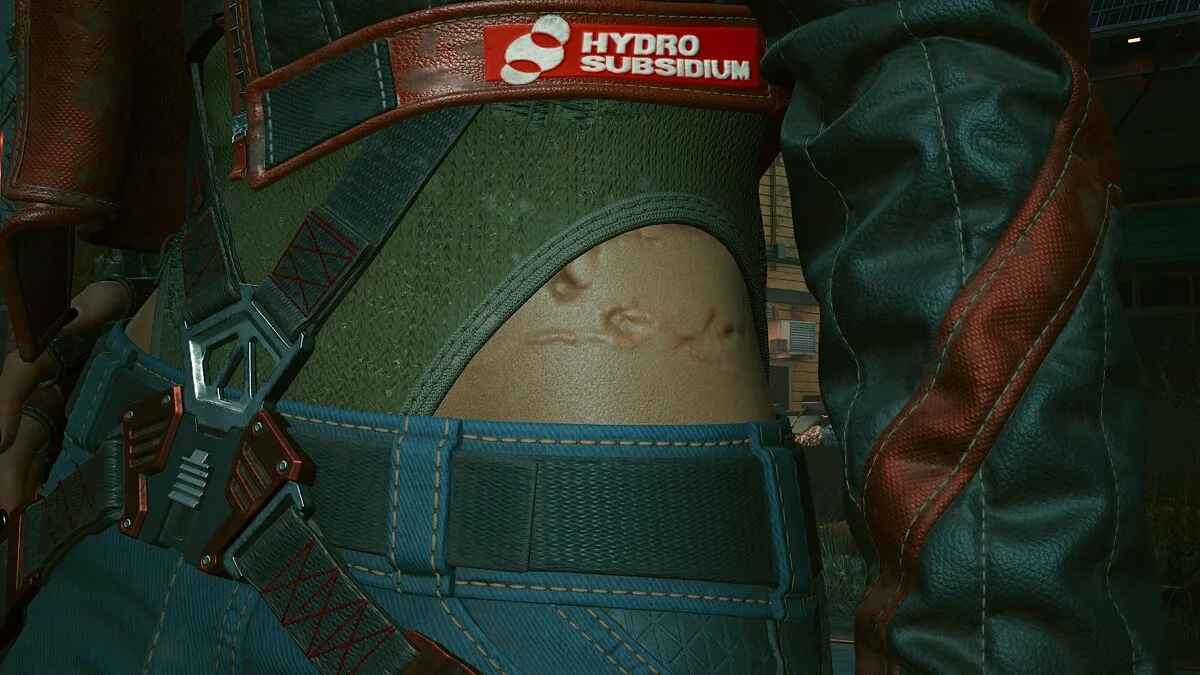 Cyberpunk 2077 — Удаление шрама и веснушек Панам