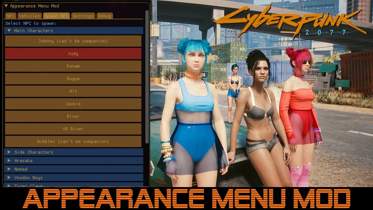 Appearance menu mod cyberpunk как пользоваться (118) фото
