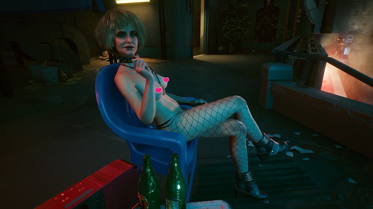 Cyberpunk 2077 — Голая Мисти / 18+ моды для взрослых / Персонажи и игроки