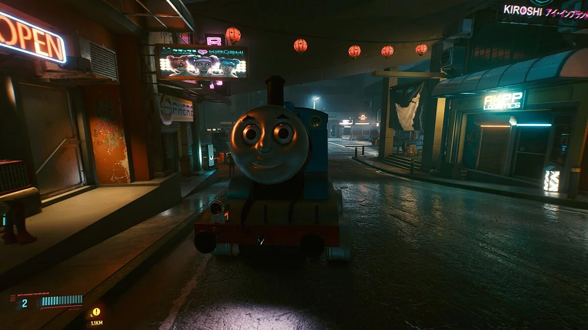 Cyberpunk 2077 — Паровозик Томас