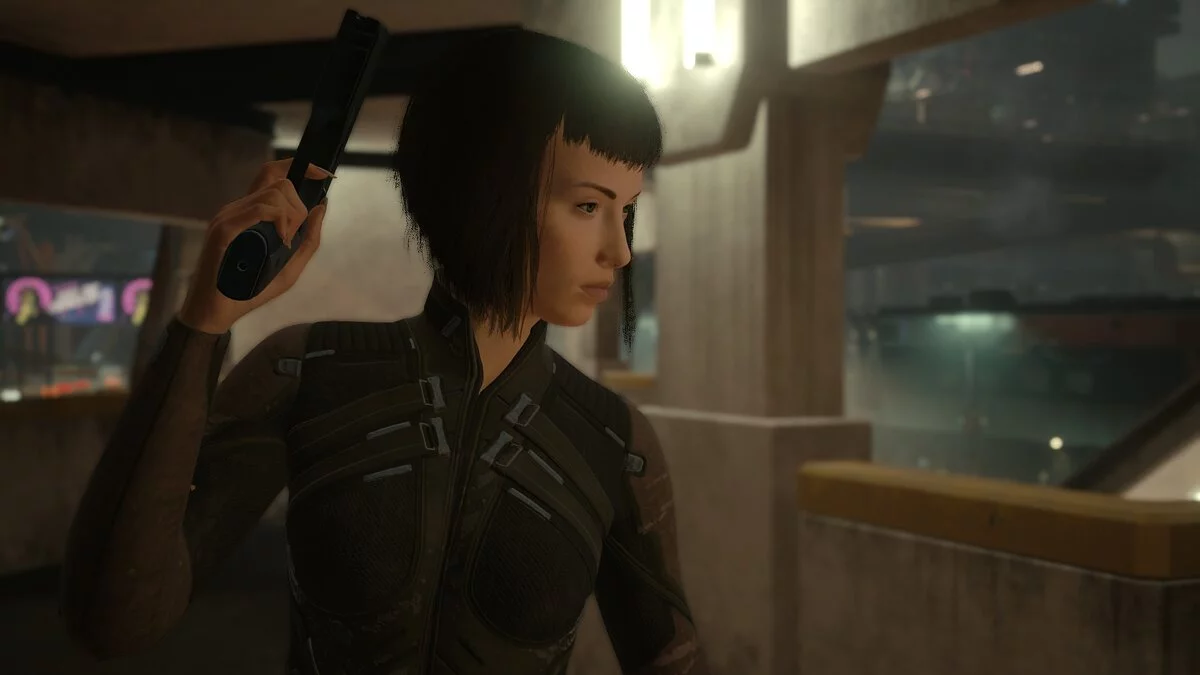 Cyberpunk 2077 — Скарлетт Йоханссон из фильма «Призрак в доспехах»