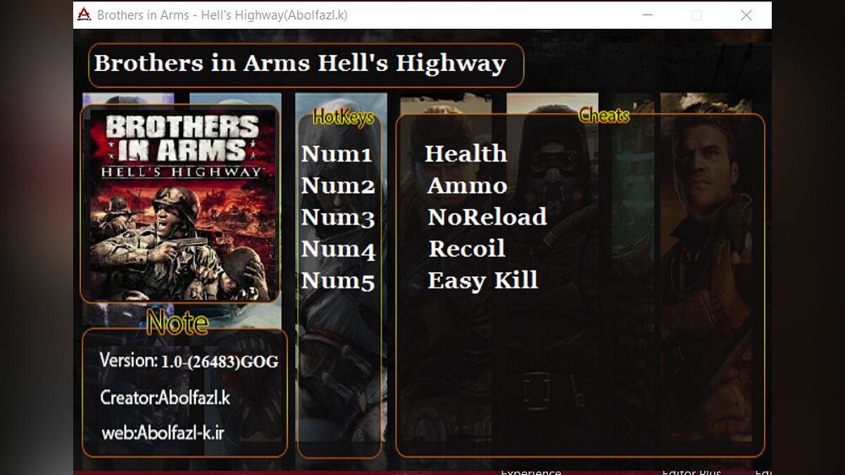 Brothers in Arms: Hell&#039;s Highway — Трейнер (+5) [v1.0]