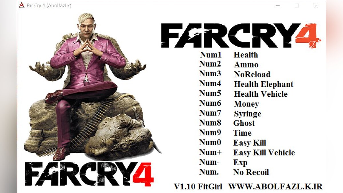 Far Cry 4 — Трейнер (+13) [v1.10]
