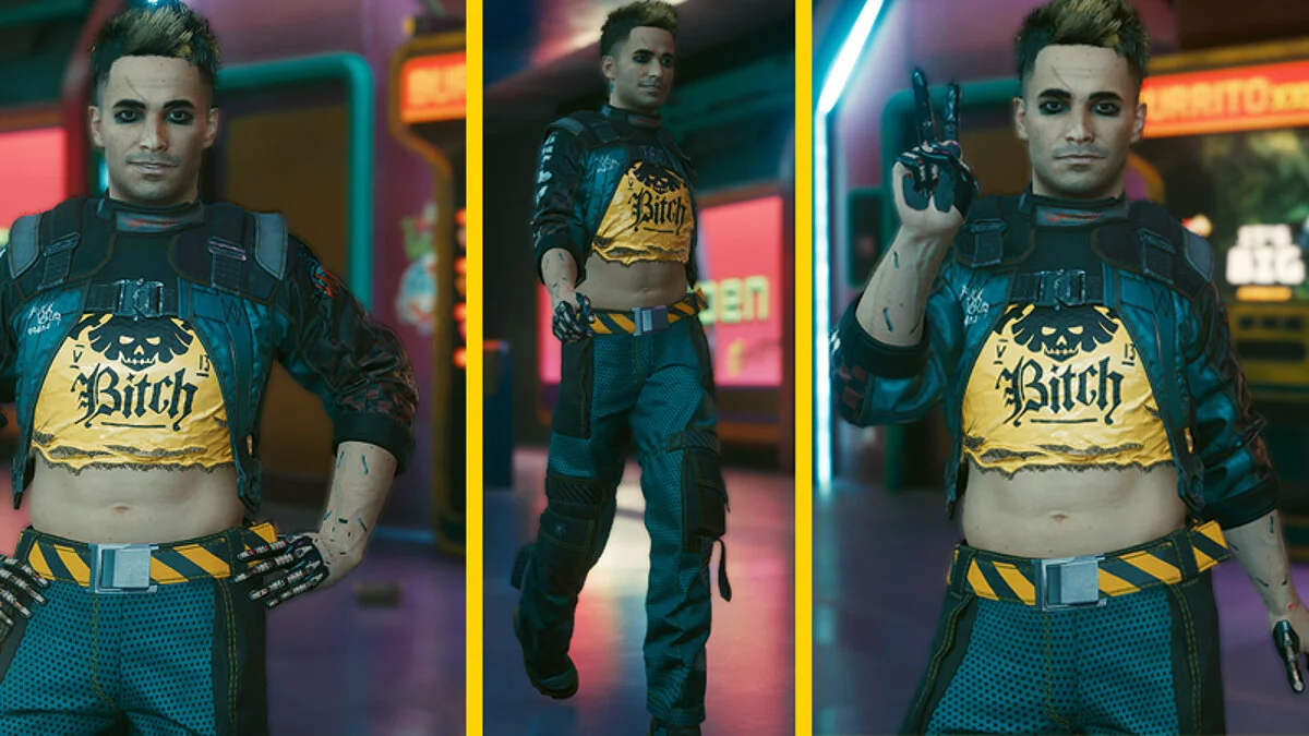 Cyberpunk 2077 — Смена пола в фоторежиме