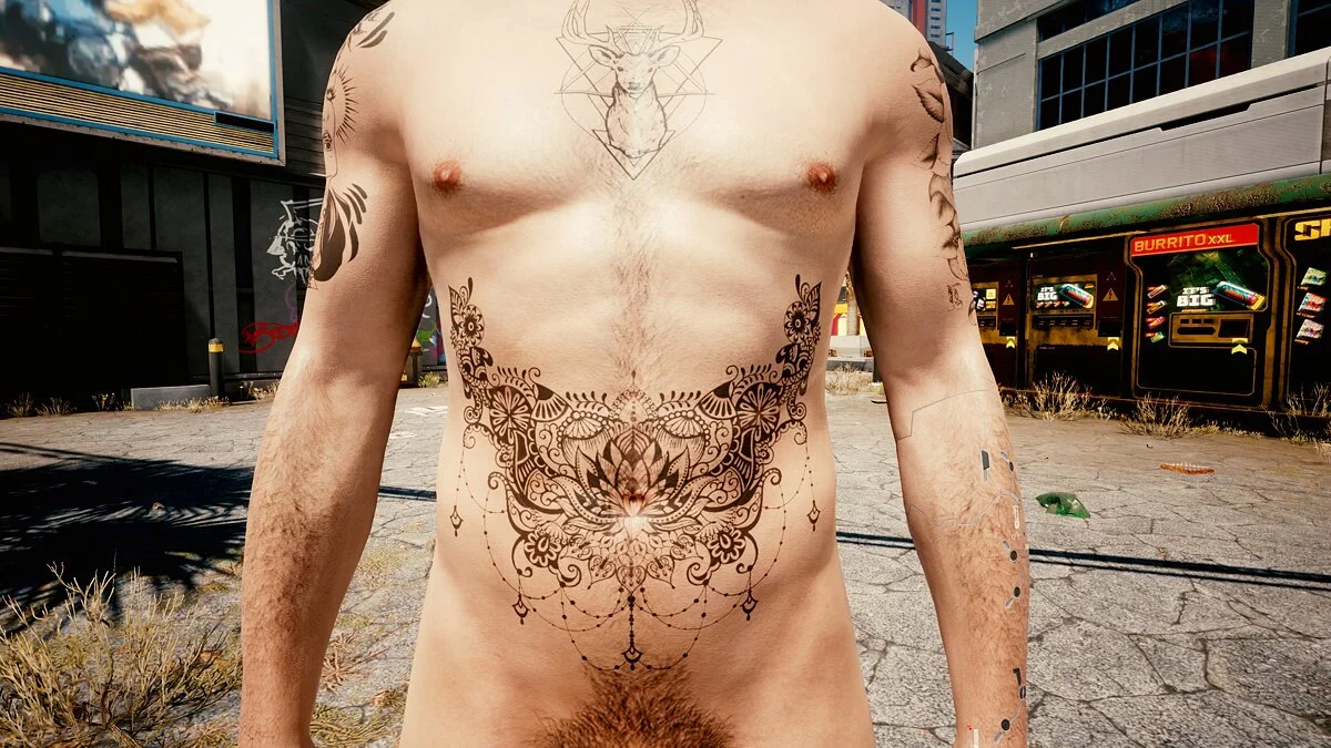 Cyberpunk 2077 — Магазин татуировок Вуки