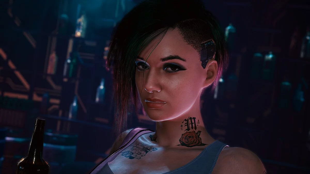 Cyberpunk 2077 — Улучшенный макияж Джуди
