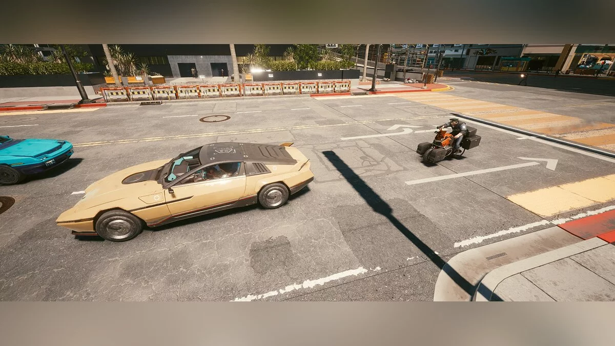 Cyberpunk 2077 — Полицейские погони на мотоциклах