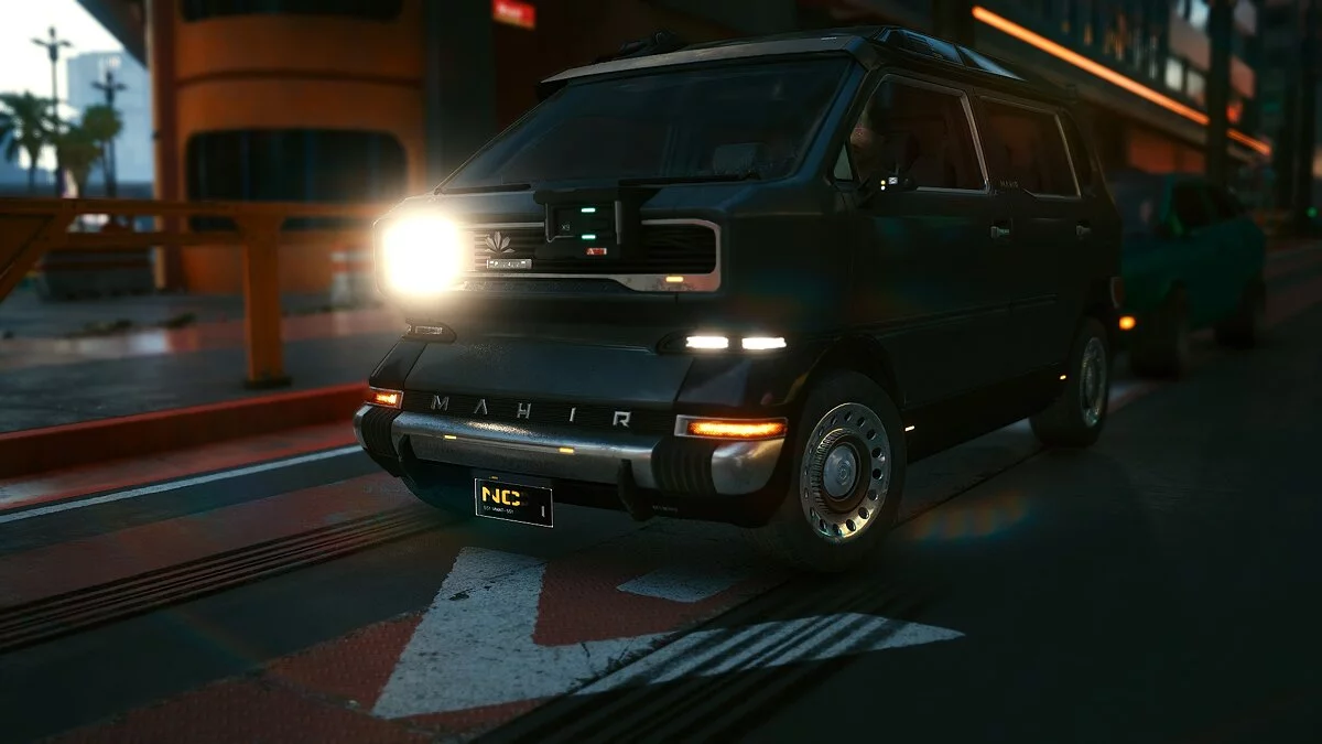 Cyberpunk 2077 — Простой номерной знак