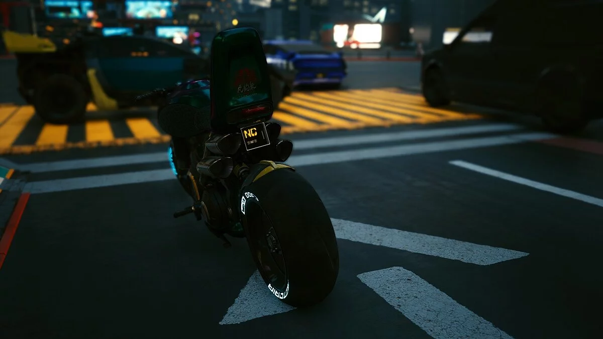 Cyberpunk 2077 — Простой номерной знак