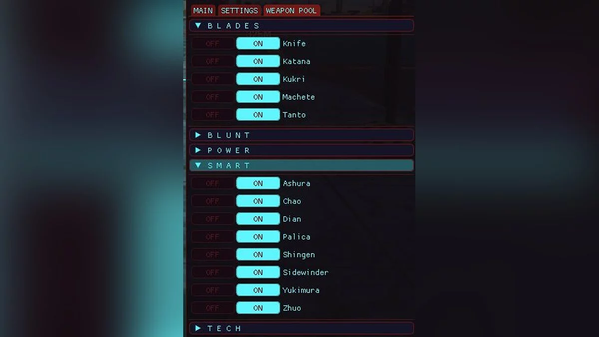 Cyberpunk 2077 — Рулетка с оружием
