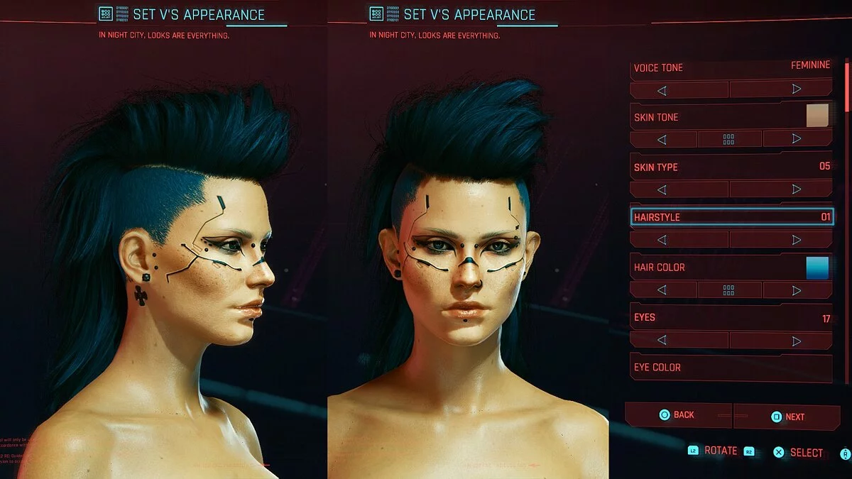 Cyberpunk 2077 — Новые прически