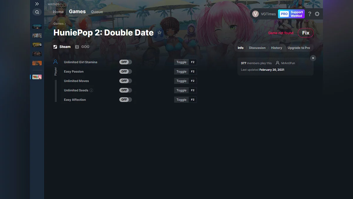 Трейнер (+5) от 20.02.2021 [WeMod]