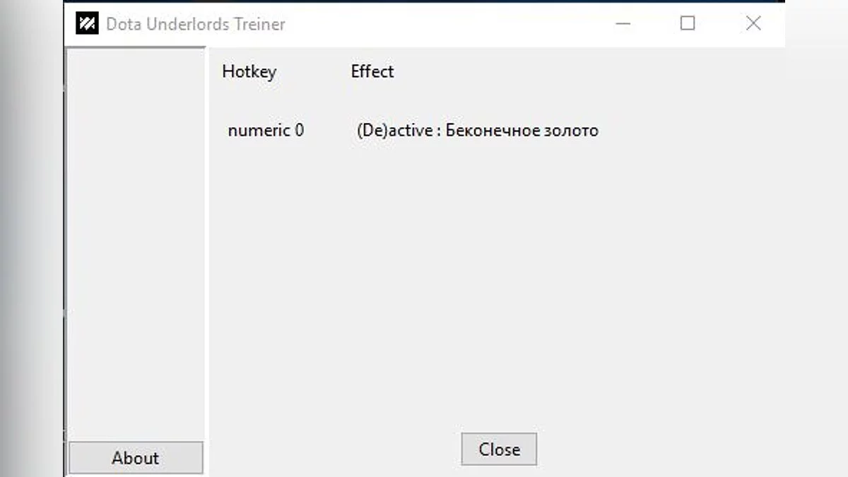 Dota Underlords — Трейнер (+1: Золото / Gold) [1.0]