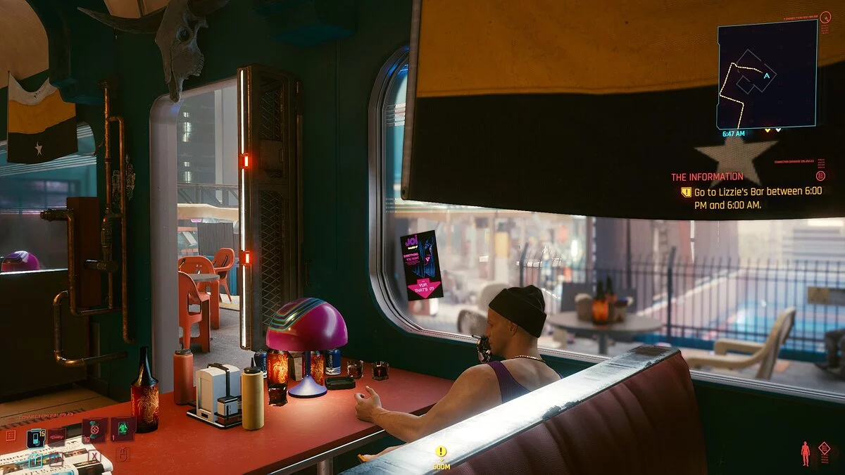 Cyberpunk 2077 — Плакат в стиле «Бегущий по лезвию»