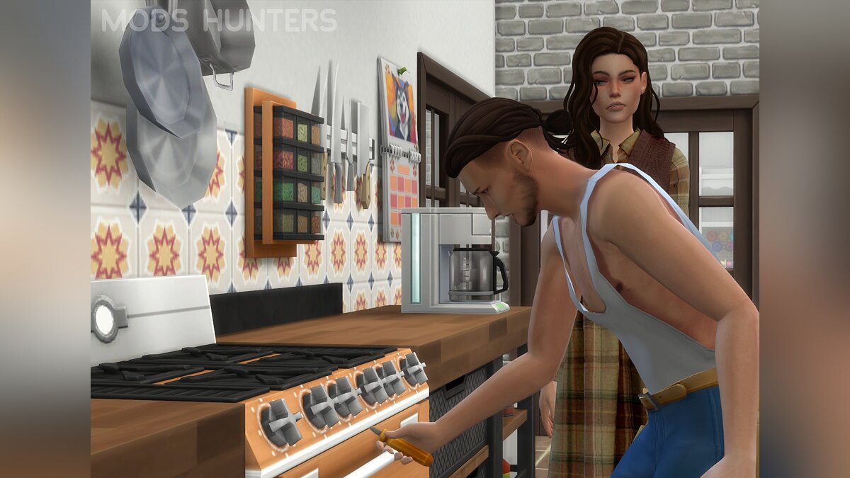 The Sims 4 — Мод — попросить починить