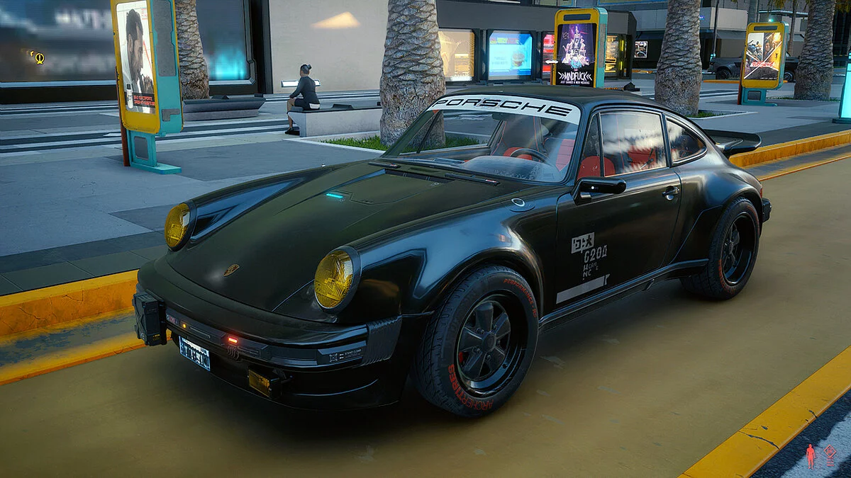 Cyberpunk 2077 — Porsche 911 Turbo (930) в разных цветах