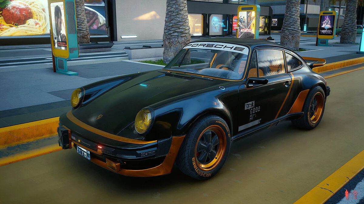 Cyberpunk 2077 — Porsche 911 Turbo (930) в разных цветах